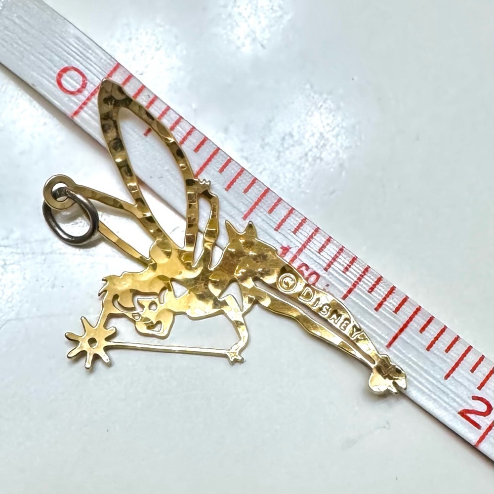 Vintage Disney Tinker Bell Pendant Wild Bryde 90s Disney World Charm - Picture 4 of 7